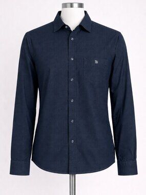 Diesel Navy Blue Button Down Shirt